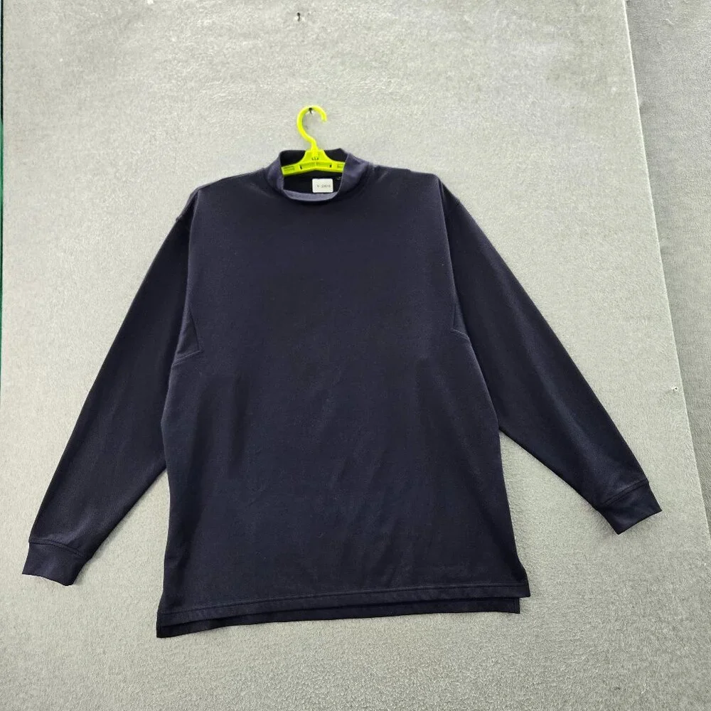 FootJoy Men Activewear Shirt 2XL Black Golf‎ Performance Mock Neck Base Layer